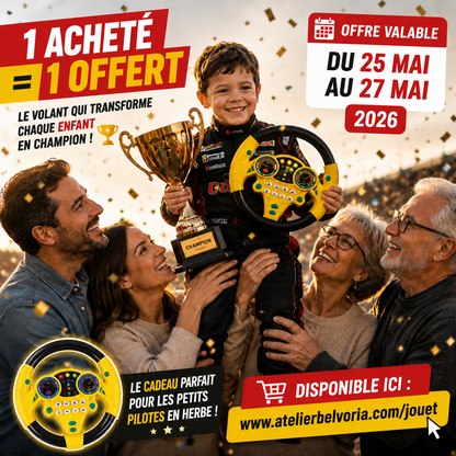 Le volant pour petit pilote